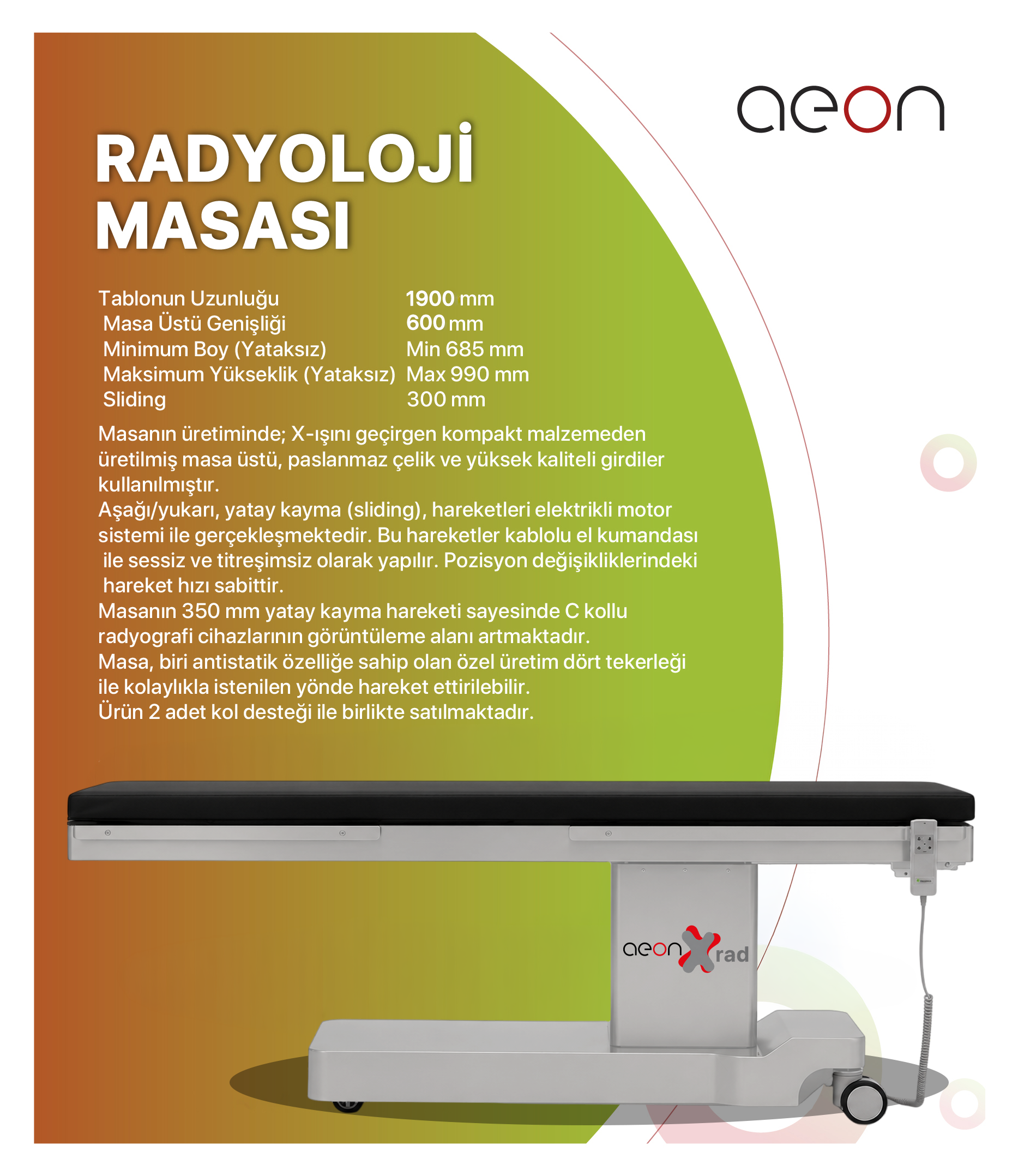 radyoloji masası, röntgen masası, X-ray masası, radyolusent masa, görüntüleme masası, radyografi masası, radyoloji çekim masası, dijital röntgen masası, DR sistem uyumlu masa, CR sistem uyumlu masa, C kollu uyumlu masa, floroskopi masası, motorlu radyoloji masası, hasta pozisyonlandırma masası, hastane radyoloji ekipmanları, profesyonel radyoloji masası, sağlık ekipmanları